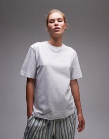 Topshop TOPSHOP T-Shirt -Grey - 135931268