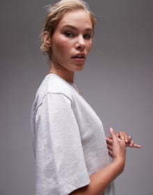 Topshop TOPSHOP T-Shirt -Grey - 135931268