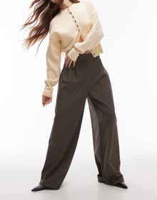 Topshop TOPSHOP Broek -Brown - 136475307