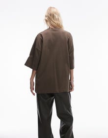 Topshop TOPSHOP T-shirt -Khaki - 138579988