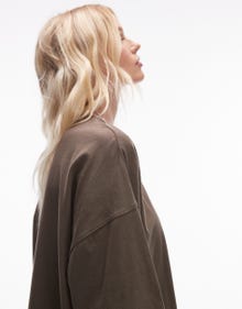 Topshop TOPSHOP T-shirt -Khaki - 138579988