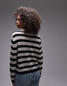 Topshop Topshop knitted light weight stripe polo -Multi - 138639077