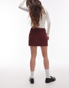 Topshop TOPSHOP Skirt -Burgundy - 139106457