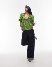 Topshop TOPSHOP Top -MID GREEN - 139174387