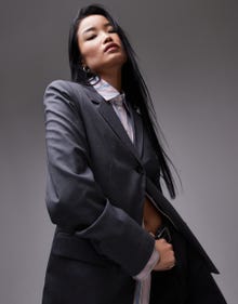 Topshop TOPSHOP Blazers -CHARCOAL - 139429904