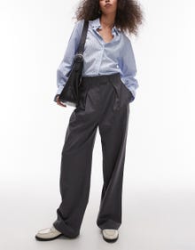 Topshop TOPSHOP Hose -CHARCOAL - 139429906
