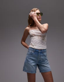 Topshop TOPSHOP Shorts -Light Blue - 139622947