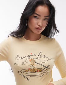 Topshop TOPSHOP T-Shirt -Yellow - 139761148