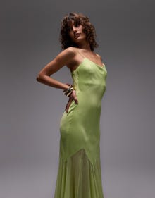 Topshop TOPSHOP Vestito midi -Light Green - 139792333