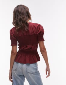 Topshop TOPSHOP T-Shirt -Burgundy - 140029720