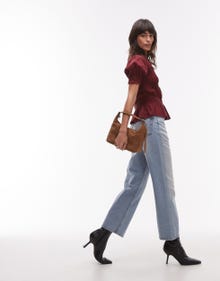 Topshop TOPSHOP T-shirt -Burgundy - 140029720
