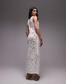 Topshop TOPSHOP Sukienka -Ivory - 140143066