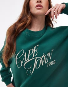 Topshop TOPSHOP Bluza -Dark Green - 140259701