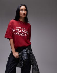 Topshop TOPSHOP T-Shirt -Red - 140260184