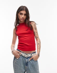 Topshop TOPSHOP T-shirt -Red - 140375814