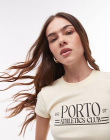 Topshop TOPSHOP T-shirt -Yellow - 140395040