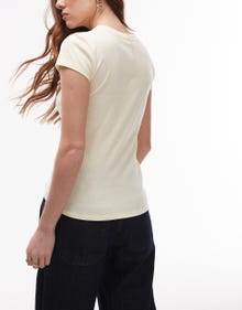 Topshop TOPSHOP T-shirt -Yellow - 140395040