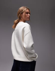 Topshop TOPSHOP Sweatshirt -Cream - 140395949