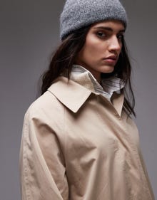 Topshop TOPSHOP Trenchcoat -Stone - 140413959