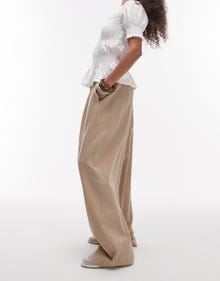 Topshop TOPSHOP Trousers -Stone - 140439329