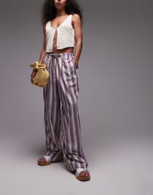 Topshop TOPSHOP Spodnie -Purple - 140464951