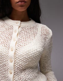 Topshop Topshop knitted stichy cardi -Yellow - 140465267