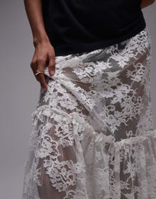 Topshop TOPSHOP Long skirt -Ivory - 140556558