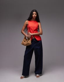 Topshop TOPSHOP Anzugweste -Red - 140623638