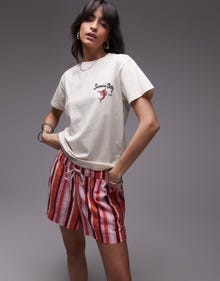 Topshop TOPSHOP T-shirt -Cream - 140632875