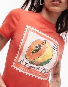 Topshop TOPSHOP T-shirt -Red - 140828692