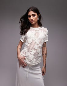 Topshop TOPSHOP T-Shirt -Ivory - 140854309