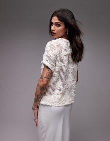 Topshop TOPSHOP T-Shirt -Ivory - 140854309