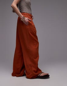 Topshop TOPSHOP Trousers -Orange - 140917965