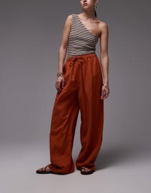 Topshop TOPSHOP Trousers -Orange - 140917965