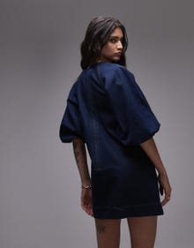 Topshop TOPSHOP Short dress -MID BLUE - 141037718