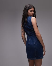 Topshop TOPSHOP Kurzes Kleid -MID BLUE - 141037720