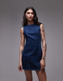 Topshop TOPSHOP Kurzes Kleid -MID BLUE - 141037720