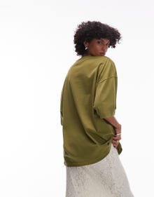 Topshop TOPSHOP T-shirt -Dark Green - 141070774