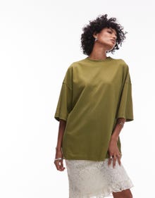 Topshop TOPSHOP T-shirt -Dark Green - 141070774