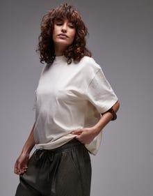 Topshop TOPSHOP T-shirt -Stone - 141102396