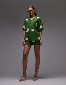 Topshop TOPSHOP Shirt -MID GREEN - 141304275