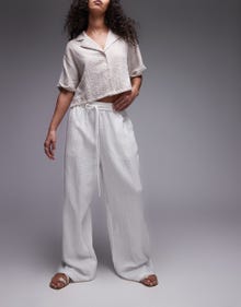 Topshop TOPSHOP Pantalones -White - 141528264