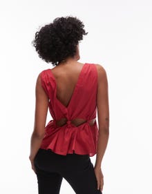 Topshop TOPSHOP Tops -Red - 141615889