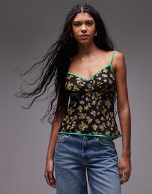 Topshop TOPSHOP Top -Black - 141703730