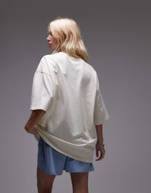 Topshop TOPSHOP T-Shirt -Cream - 141730809