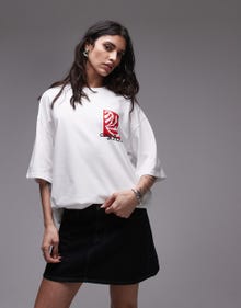 Topshop TOPSHOP T-shirt -White - 141730811