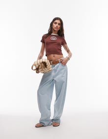 Topshop TOPSHOP T-Shirt -Brown - 141817887