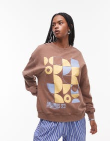 Topshop TOPSHOP Felpe -Brown - 141817888