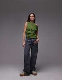 Topshop TOPSHOP Top -MID GREEN - 141912424