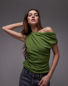 Topshop TOPSHOP Top -MID GREEN - 141912424